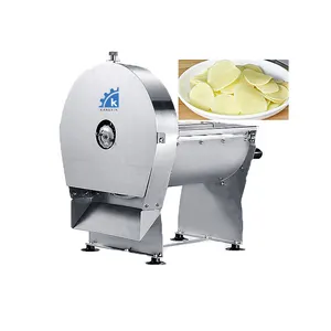 Fabrika kaynağı elektrikli gıda manyok gevrek havuç dilimleyici kızartması kesme patates cipsi kesici makinesi