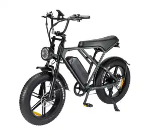 UK gratis pengiriman, sepeda listrik OUXI H9 750W 1000W rem hidrolik sepeda salju 48v 15AH sepeda listrik dengan suspensi
