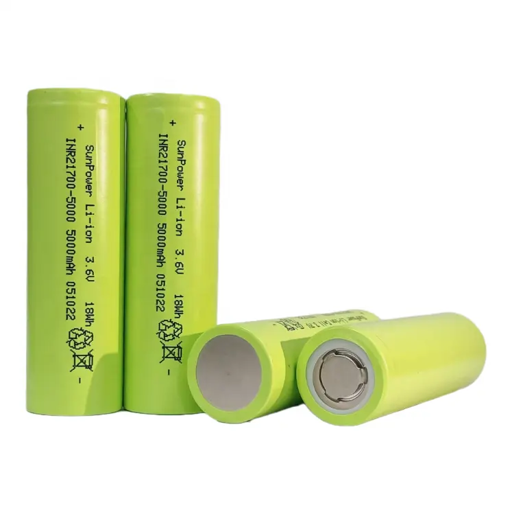 21700 5000mah 3.7v Lithium Battery High Capacity Li-ion Rechargeable Battery Cell