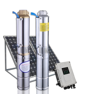 Bomba de Agua Solar Sumergible para Agricultura, Conjunto Completo con Paneles Solares - Product Image 1