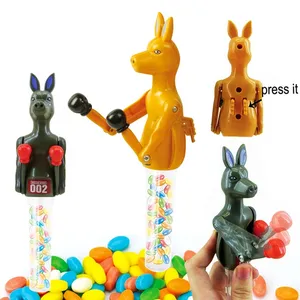Juqi Snoep Speelgoed Serie Australië Leuke Punchy Kangoeroe Snoep Dispenser/Boksen Speelgoed Met Snoep