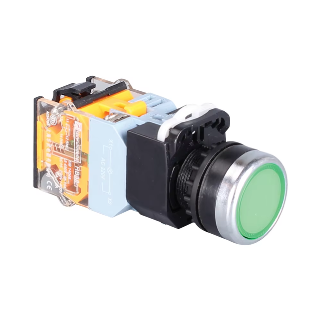 CMORSUN XB38 16A 1NO1NC Plastic Electronic Flush Elevator Push Button Switch with LED IP55 for Elevator Use