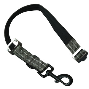Laisse Courte Anti-Traction en Nylon Écologique avec Quincaillerie Métallique, Logo Couleur Personnalisé et Coutures Réfléchissantes pour la Promenade et l'Entraînement - Product Image 1