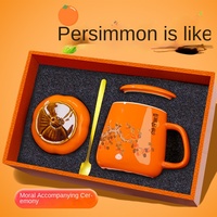 Cadeau d'entreprise pour événements annuels et réunions d'entreprise, souvenir avec logo imprimé, tasse en céramique et théière pour le Nouvel An chinois