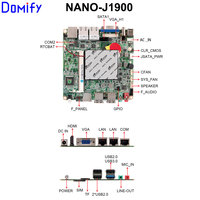 Carte mère industrielle Intel J1900 120*120mm NANO, double LAN, double ports COM, carte embarquée compatible Win7, Win10, Linux pour contrôle industriel