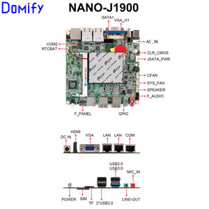 Intel J1900 Prozessor Industrielles Nano-ITX-Motherboard <span class=keywords><strong>DDR3</strong></span> 8GB Speicher VGA GPIO Win7 Win10 Linux Mini-PCIe WIFI LAN Neuer Bestand - Product Image 2