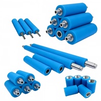 Rodillo de Silicona Industrial Personalizado, Resistente al Desgaste, Rueda Transportadora, Piezas de Maquinaria, Rodillo de Goma de Silicona