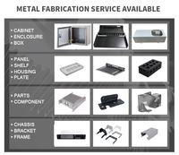 Fabrication sur mesure de châssis en tôle pour serveur 19 pouces 1U2U3U, boîtier d'amplificateur, châssis d'instrument électronique