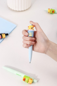 KUKI Simpatica penna gel a sorpresa con tema '<span class=keywords><strong>È</strong></span> ora delle tagliatelle', cartoleria kawaii per studenti, articoli di cancelleria a tema cartoni animati. - Product Image 6