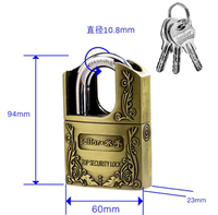 Cadenas en alliage de Zinc, lot de 10 pièces, haute sécurité, meilleure vente