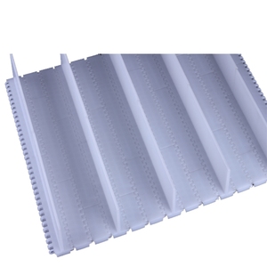 Chaîne à rouleaux modulaire à dessus plat avec goujons pour l'industrie alimentaire (T-2000) en POM blanc - Product Image 5