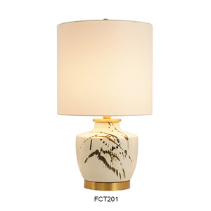 Đèn Bàn Bằng Gốm Hình Quả Dứa Màu Xanh Dương Cổ Độc Đáo Đế Pha Lê Trang Trí Đầu Giường Trong Nhà - Product Image 5