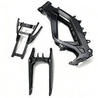 Cadre principal, bras oscillant, sous-cadre, support de siège, pièces métalliques solides pour moto électrique tout-terrain SurRon Light Bee LBX