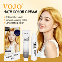Crème colorante pour cheveux VOJO 100ml*2 Populaire en Corée et en Asie du Sud-Est Formule végétale sans ammoniaque 12 teintes tendance Couleur longue durée
