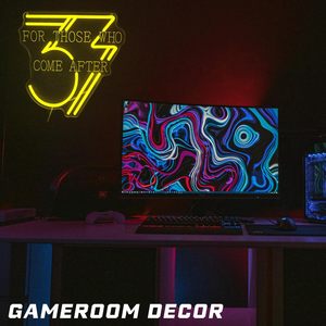 Pour ceux qui viennent après LED Sign 33 <span class=keywords><strong>RPG</strong></span> Game Themed Neon Signs Gaming Decor Fantasy - Product Image 6