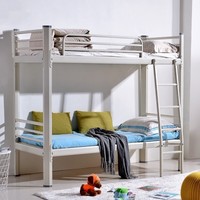 Lit superposé moderne en métal, gain de place, grande capacité, pour dortoir scolaire