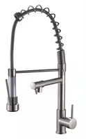 Ensemble de robinets de douche à flux d'eau avec diodes électroluminescentes Ensembles de robinets de salle de bains Robinets de lavabo à eau chaude et froide Mélangeurs