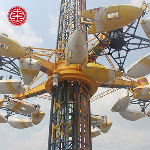 Manège de parc d'attractions Thrill Amusement : Twister Tower Disco UFO, tour de levage, soucoupe volante interstellaire - Product Image 6