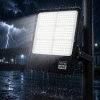 Projecteur LED 500W IP66 pour extérieur, stade, terrain de tennis, basketball, avec corps noir, disponible en 50W, 100W, 200W, 300W, 400W