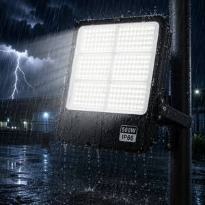 500W Floodlight IP66 Outdoor Stadium Tennis Court Basketball <strong>Projector</strong> Led 50W 100W 200W 300W 400W Flood Light With Black Body - Product Image 6