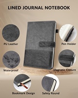 Ensemble cadeau de journal en cuir personnalisé A5, carnet de notes de qualité supérieure avec stylo, journal en PU à texture personnalisée, carnet en cuir A5