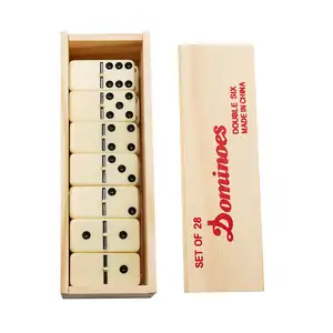 Alibaba China Supplier domino dice game for wholesale , colorful dots double twelve colored dominoes set