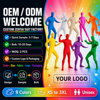 Traje de Cosplay de Halloween Personalizado, OEM ODM, Unisex, Elástico, de Lycra, Traje de Cuerpo Entero, Marca Privada, MOQ Bajo