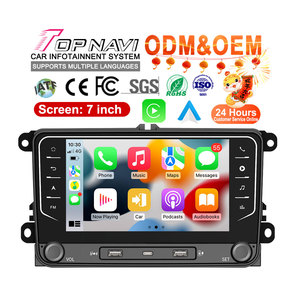7inch Android 10 xe đài phát thanh Player cho VW Volkswagen Skoda GOLF 5 golf 6 Polo Passat B5 B6 Jetta đa phương tiện Máy nghe nhạc GPS đơn vị đứng đầu - Product Image 1