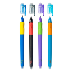 Stationary Wholesale Price Comfortable Grip Dry Erase Friction Heat Erasable Ink Gel Ball <b>Pens</b> with Eraser - Product Image 2