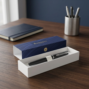 Penna Roller Waterman Allure Metal Serie Inky Nero (Inchiostro Nero) per Scrittura Modello 107727-1 - Product Image 3