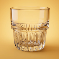 Verre à shot de whisky de style classique transparent de 172 ml, de haute qualité, en gros, pour les fêtes, pour boire du whisky ou de la vodka