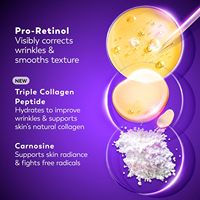 Crème de Nuit au Rétinol24 Marque Blanche Triple Collagène Peptides Glycérine Anti-Âge Lissante Anti-Rides Éclaircissante Hydratant Visage