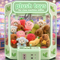 Peluche créative Chat Cactus pour machine à griffes, vente en gros, animaux en peluche doux, prix d'arcade, recharges pour machines à griffes pour enfants