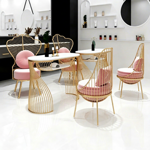 Pieds de table exquis pour salon de manucure, table de style nordique pour manucure - Product Image 1