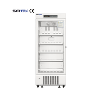 Réfrigérateur de laboratoire compact SCITEK à dégivrage automatique 60/100L, 2/3 étagères, contrôleur microprocesseur, affichage numérique, refroidissement par air forcé