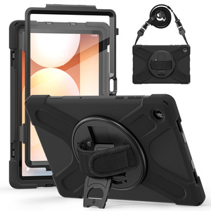 Custodie per <span class=keywords><strong>Tablet</strong></span> in Silicone per <span class=keywords><strong>Samsung</strong></span> <span class=keywords><strong>Tab</strong></span> A11 Plus 2025 11 pollici <span class=keywords><strong>3</strong></span> strati per impieghi gravosi e robusta pelle antiurto - Product Image 3