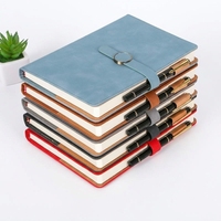 Carnet personnalisé en similicuir avec boucle – Bloc-notes de bureau A5, journal créatif, livre de notes, papier Dowling, impression offset