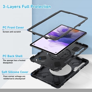 Copertura dura del PC del Silicone molle di protezione resistente per la cassa a 12.4 pollici della compressa del <span class=keywords><strong>FE</strong></span> della linguetta <span class=keywords><strong>S7</strong></span> della galassia di <span class=keywords><strong>Samsung</strong></span> - Product Image 2