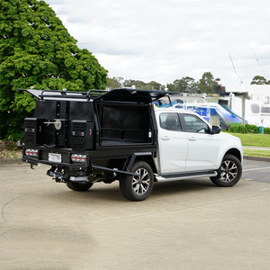 Cubierta <span class=keywords><strong>de</strong></span> Aluminio Resistente Personalizada <span class=keywords><strong>de</strong></span> Fábrica para Camioneta con <span class=keywords><strong>Caja</strong></span> <span class=keywords><strong>de</strong></span> <span class=keywords><strong>Herramientas</strong></span> y Baca para Cabina Doble - Product Image 2