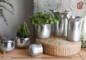 أواني زهور معدنية مخصصة حسب الطلب للديكور الداخلي للمنزل والحديقة والمتجر - Product Image 2