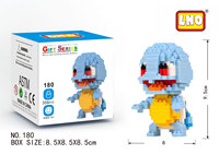 Jeu de construction en diamant en gros assemblage Pokemoner figurines jouets pour enfants