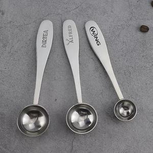 Hochwertiger Edelstahl-Messlöffel für Kaffee, Milchpulver und Matcha – Langer Griff - Product Image 1