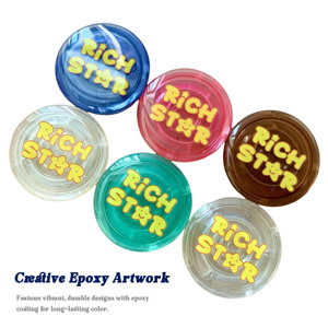 Biểu tượng tùy chỉnh rõ ràng poppings Ổ cắm điện thoại chủ mở rộng Grip đứng sáng tạo <span class=keywords><strong>Epoxy</strong></span> di động đứng - Product Image 4