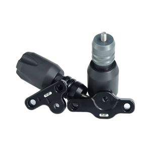 Barra Anticaídas de Protección General para Motocicleta, Compatible con <span class=keywords><strong>ZONTES</strong></span> <span class=keywords><strong>MOTO</strong></span> 703, de Aluminio/Nylon Negro - Product Image 1