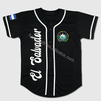 Maillot de football ou de baseball personnalisé avec nom et drapeau du Mexique, du Guatemala, de Porto Rico, du Honduras, du Salvador, du Nicaragua