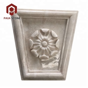 Panel de pared de mármol beige tallado CNC 3D moderno Nuevo diseño para Villa Iglesia Hotel decoración interior ladrillo refractario para diseño de interiores - Product Image 2