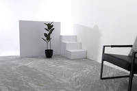Azulejo de suelo de vinilo de PVC autoadhesivo de 1-2mm de espesor para la escuela, dormitorio, sala de estar, apartamento, textura lisa, diseño gráfico