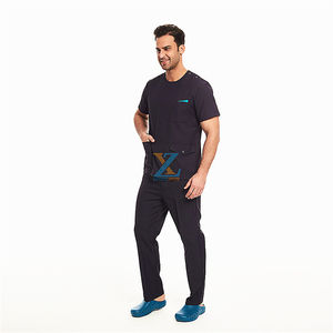 <span class=keywords><strong>ชุด</strong></span>เครื่องแบบ<span class=keywords><strong>พยาบาล</strong></span>สำหรับผู้ชาย<span class=keywords><strong>ชุด</strong></span>เสื้อคอวีแขนสั้นสำหรับพนักงานโรง<span class=keywords><strong>พยาบาล</strong></span> - Product Image 6