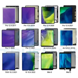 Pour iPad Pro 10.2 2019 11 2018 12.9 Mini A1432 A1652 A1980 A2133 A2200 écran tactile de remplacement numériseur écran Lcd