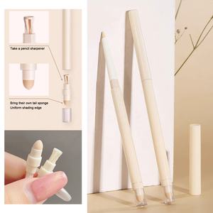 Lápiz Delineador de Ojos de Dos Puntas, Lápiz Corrector de Doble Cara con Sacapuntas y Cabezal Esponjoso - Product Image 1